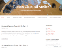 Tablet Screenshot of paintingateliertucson.com